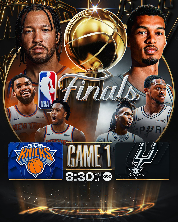 开云体育登录-NBA总决赛开战，布伦森文班对决|篮球|体育赛事讨论|杰伦·布伦森|维克托·文班亚马|冠军_新浪体育_新浪新闻